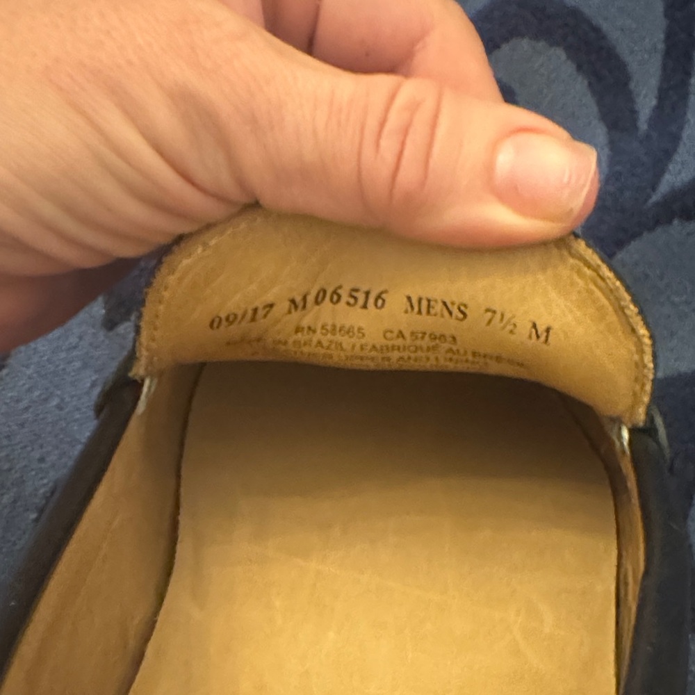 Nordstrom Men's Black Leather Loafers - Picture 9 of 9